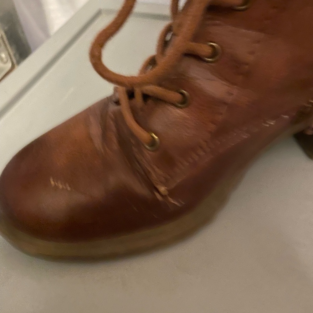 FRYE AND CO. Chestnut Heeled Boots - Picture 11 of 12